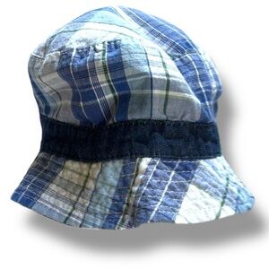 Early Days 6-12mo Checkered Bucket Hat. Exclnt cndtn, 15% off w 2+ bndle